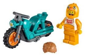 Image of LEGO City Chicken Stunt Bike Toy (60310)