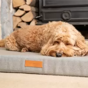 Image of Hugo & Hudson Herringbone Mattress Dog Bed Grey
