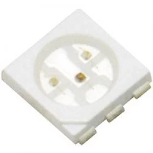 Image of SMD LED multi colour PLCC6 RGB 720 mcd 740 mcd 460 mcd 120