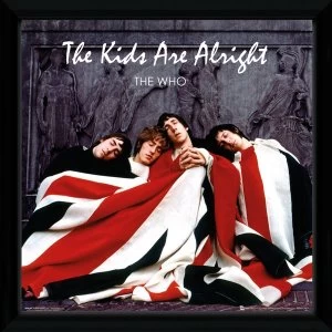 Image of The Who The Kids Are Alright 12" x 12" Framed Album Cover