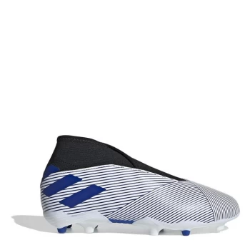 Image of adidas Nemeziz 19.3 Childrens Laceless FG Football Boots - White
