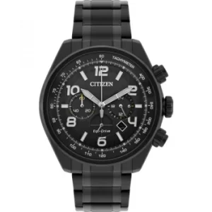 Image of Mens Citizen Eco-drive Gents Eco-Drive Bracelet Chronograph Stainless Steel Watch