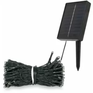Image of 17610 200 Warm White Solar Powered Outdoor LED String Lights / IP44 Weatherproof / Auto-On / Garden, Weddings, BBQ's, Parties - Gardenkraft