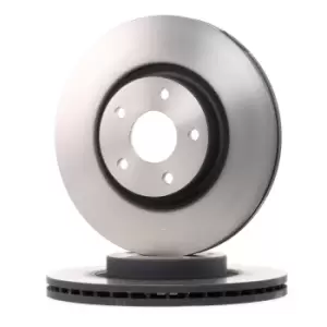 Image of TRW Brake disc DF4424 Brake rotor,Brake discs FORD,VOLVO,FOCUS III Turnier,Focus II Schragheck (DA_, HCP, DP),Focus II Kombi (DA_, FFS, DS)