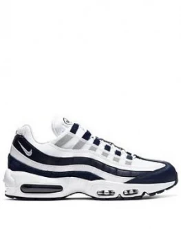 Image of Nike Air Max 95 Essential - Navy/White, Size 8.5, Men