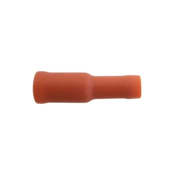 Image of Wiring Connectors - Red - Female Bullet - 4mm - Pack of 3 - PWN295 - Wot-nots