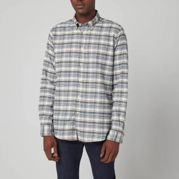 Image of Barbour X Steve McQueen Mens Java Shirt - Whisper White - XL