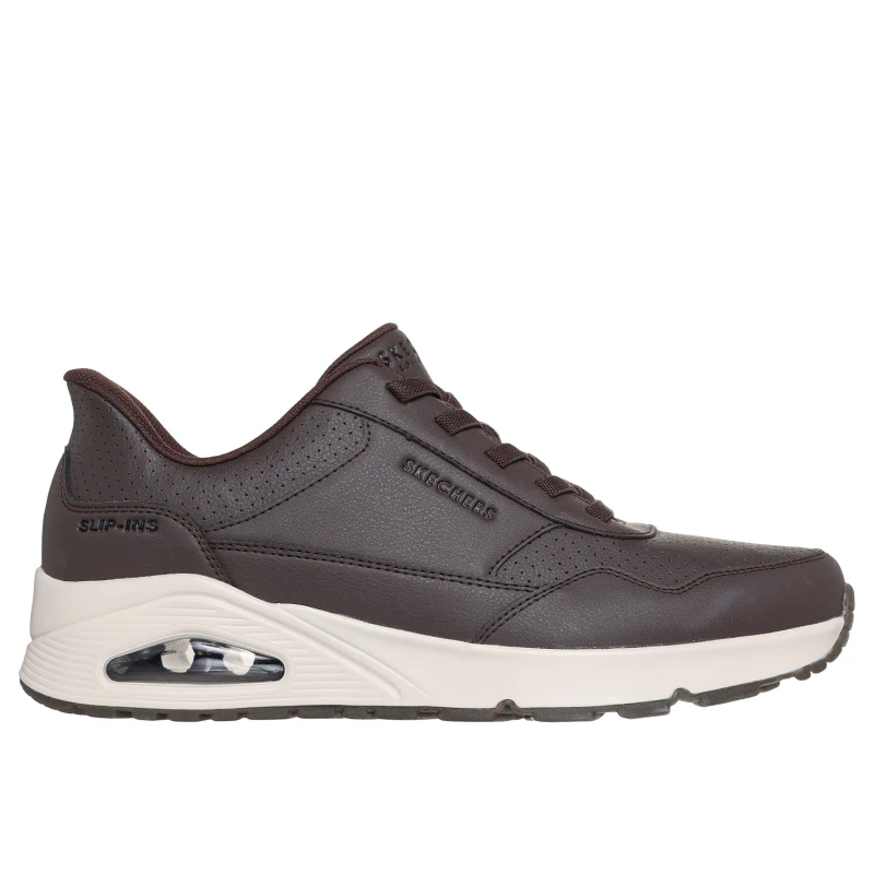 Image of Skechers UNO Banksia Luxe Shoes Mens Brown male 7 (41)