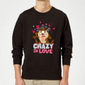 Image of Looney Tunes Crazy In Love Taz Sweatshirt - Black