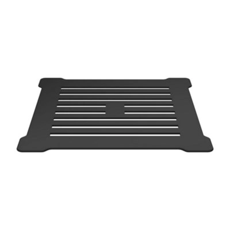 Image of Balterley Resin Slimline Shower Tray Grill Waste With Trap & Top, Fast Flow Design - Black