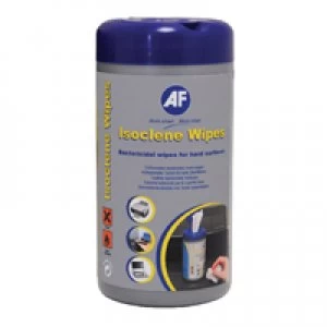 Image of AF International Isoclene Bactericidal Wipes Tub Pack of 100 AISW100