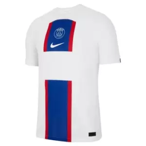 Image of Nike Paris Saint Germain Authentic Third Shirt 2022 2023 Adults - White
