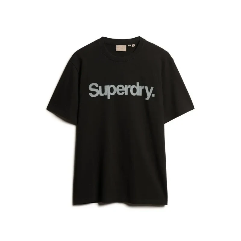 Image of Superdry T-Shirt Superdry Core Logo City Noir Male M