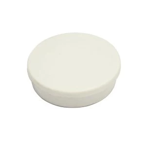 Image of Bi-Office Round Magnets 10mm White PK10