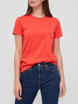 Image of Levis Small Logo Perfect Tee - Red