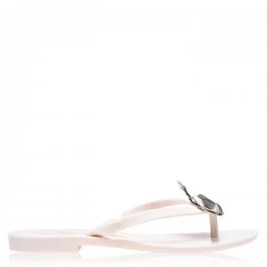 Image of Vivienne Westwood X Melissa Harmonic Flip Flops - White