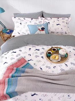 Image of Joules Joules Sleeping Dogs Duvet Cover Set - Sb