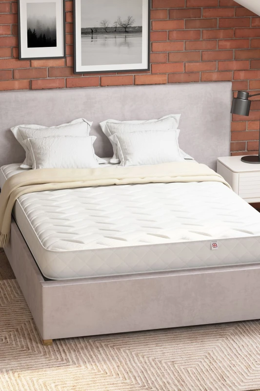 Image of Aspire Aspire Eco Pro Hybrid Mattress in White Size: Double White Double Unisex 5057632287748
