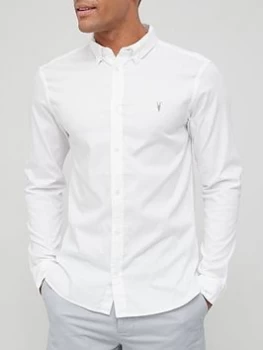 Image of Allsaints Hawthorne Long Sleeve Shirt - White
