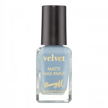 Image of Barry M Velvet Nail Paint - Lake House Powder Blue