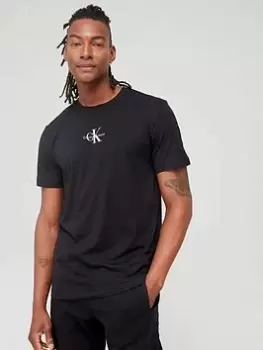 Image of Calvin Klein Jeans Monologo Regular T-Shirt - Black