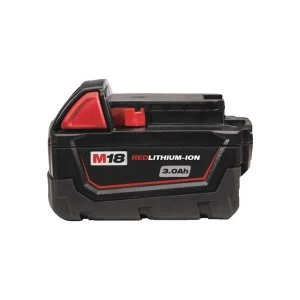 Image of Milwaukee M18B3X 18v 3.0AH Lithium Ion Battery