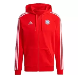 Image of adidas FC Bayern DNA Full-Zip Hoodie Mens - Red