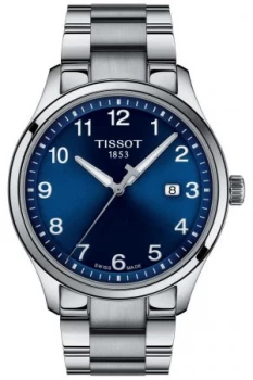 Image of Tissot Mens XL Blue Dial Stainless Steel Bracelet Watch