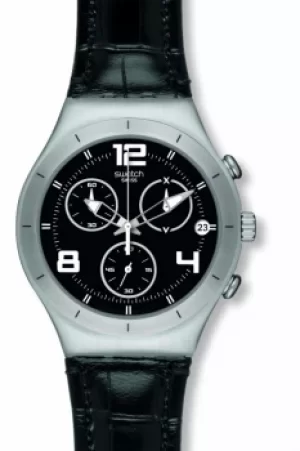 Image of Mens Swatch Black Casual Watch YCS569