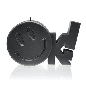 Image of Steel OK Sign Candle