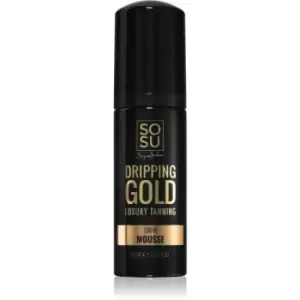 Image of SOSU by Suzanne Jackson Dripping Gold Luxury Mousse Dark self-tanning mousse for deeper tan 150ml