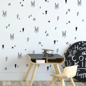 Image of EZO051 Multicolor Decorative Wall Sticker