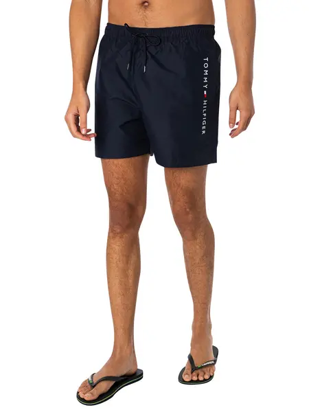 Image of Tommy Hilfiger Medium Drawstring Swim Shorts Desert Sky XXL