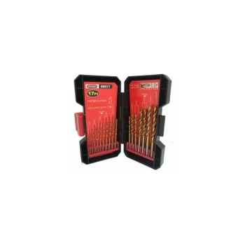 Image of Lumberjack - 17 Piece Drill Bit Set HSS Masonry Metal Bits