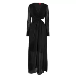 Image of Hugo Kisias Twist Dress - Black