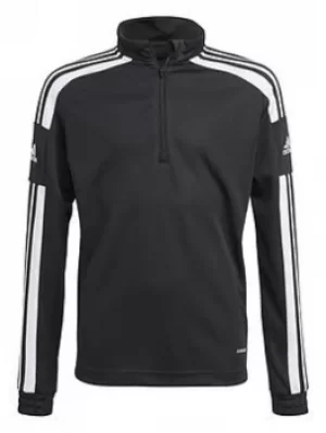 Image of Boys, adidas Youth Squad 21 Training Top, Black, Size 9-10 Years