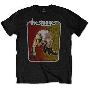 Image of Iggy & The Stooges - Iggy Bent Double Unisex Small T-Shirt - Black