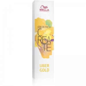 Image of Wella Professionals Color Fresh Create Semi Permanent Hair Colour Shade Uber Gold 60ml