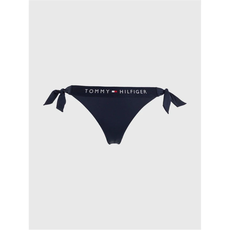 Image of Tommy Hilfiger Original Side Tie Cheeky Bikini Bottoms Desert Sky female 14 (L)