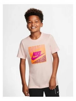 Image of Nike Childrens Futura Uv Activated T-Shirt - Coral
