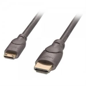 Image of Lindy 41033 HDMI cable 3m HDMI Type A (Standard) HDMI Type C (Mini) Black