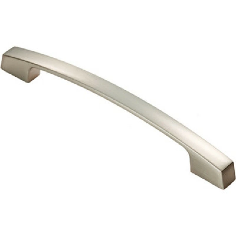 Image of Loops Curved Bridge Pull Handle 207 x 14mm 160mm Fixing Centres Polished Chrome Multi unisex