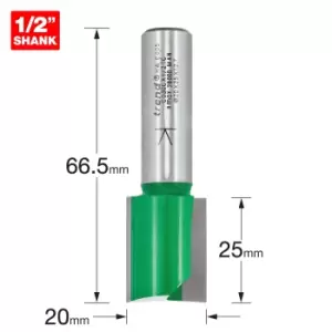 Image of Trend CRAFTPRO Two Flute Straight Router Cutter 20mm 25mm 1/2"