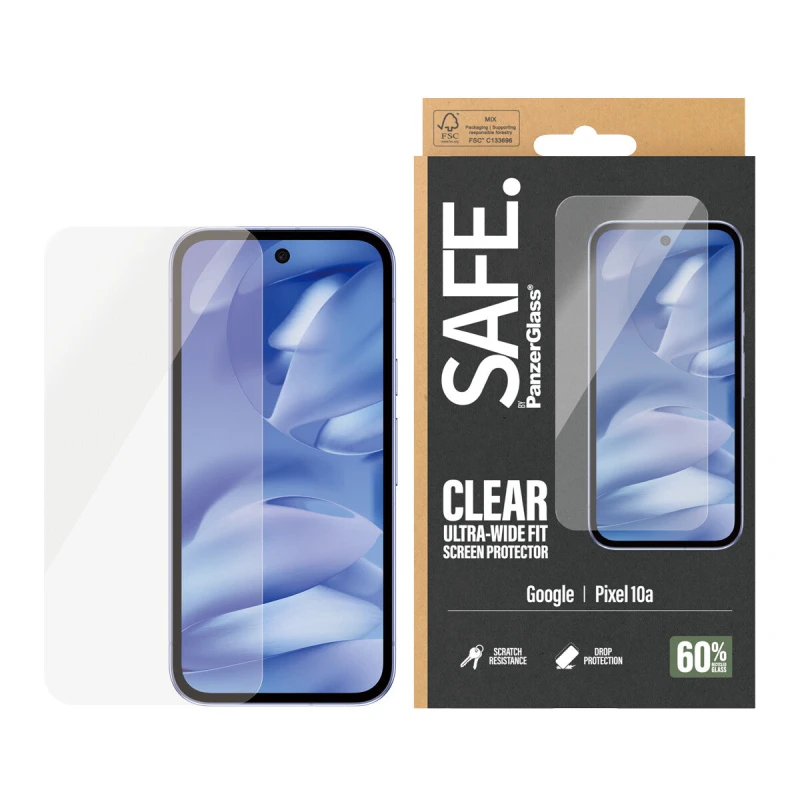 Image of PanzerGlass PanzerGlass SAFE. by Screen Protector Google Pixel 10a 5G UltraWide Fit SA58877