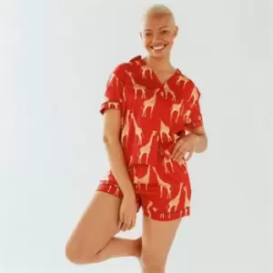 Image of Chelsea Peers Short PJ Set - Red