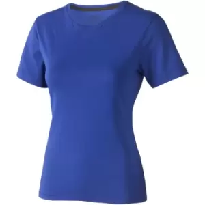 Image of Elevate Womens/Ladies Nanaimo Short Sleeve T-Shirt (M) (Blue)