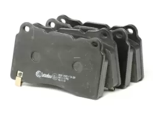 Image of BREMBO Brake pad set HONDA,MITSUBISHI,SUBARU P 54 039 45022TGHA01,45022TV8E02,26296FE040 26296FE041,4605A049,4605A572,4605A694,MR407376,MR407377