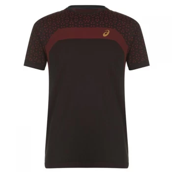 Image of Asics Seamless T Shirt Mens - Black/Red