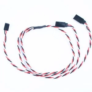 Image of Etronix 60Cm 22Awg Futaba Twisted Y Extension Wire