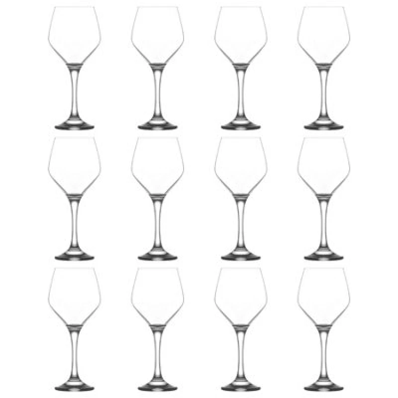 Image of LAV Ella Red Wine Glasses - 440ml - Pack of 12 Clear